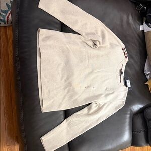 Tommy Hilfiger Cream Long Sleeve Blouse